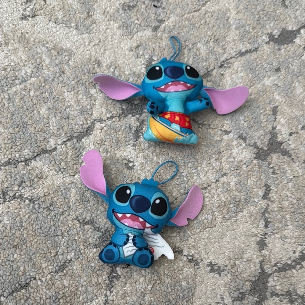 McDonalds Stitch Plush Toy Set